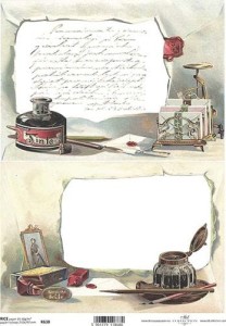 Papier ryżowy A4 210x297 -  decoupage itd R638 7000