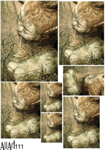Papier decoupage 210x297mm A4 - AllArt 111 - posąg 5561