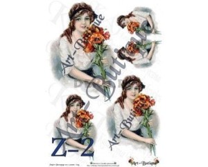 Papier do decoupage 210X305 - Art-Butique Z-2 1784