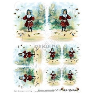 Papier do decoupage 210X305 - Art-Butique Od-35 3879