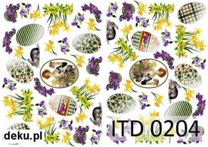 Papier decoupage A4 210x297 -  aitd 0204m 577