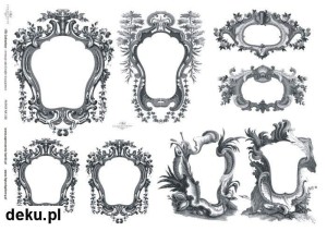 Papier decoupage A4 210x297 - itd 0260m 456