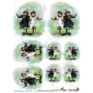 Papier do decoupage 210X305 - Art-Butique Od-34 3878