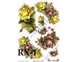 Papier do decoupage 210X305 -  Art-Butique Rx-1 1541