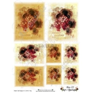 Papier do decoupage 210X305 - Art-Butique Bw-22 3814