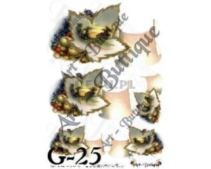 Papier do decoupage 210X305 - Art-Butique G-25 1628