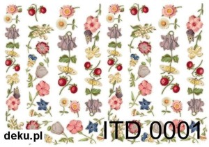 Papier decoupage A4 210x297 - itd 0001m 410