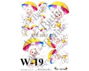 Papier do decoupage 210X305 - Art-Butique W-19 1534
