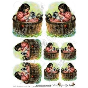 Papier do decoupage 210X305 - Art-Butique Od-38 3882