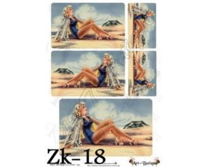 Papier do decoupage 210X305 - Art-Butique Zk-18 1646