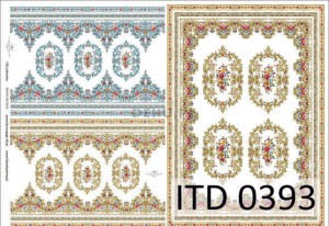 Papier decoupage A4 210x297 -  itd 0393m 3342