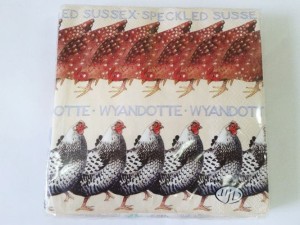 Serwetka do decoupage - Kury 4488