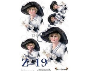 Papier do decoupage 210X305 - Art-Butique Z-19 1802