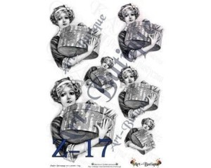 Papier do decoupage 210X305 - Art-Butique Z-17 1800