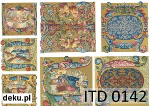 Papier decoupage A4 210x297 - itd 0142m 533