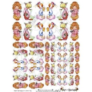 Papier do decoupage 210X305 - Art-Butique Od-2 3846