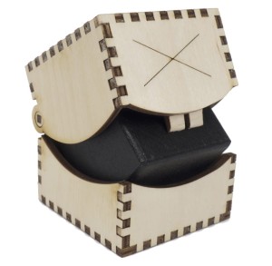 Deku –Stworek Zębolek - Stworek 3 + klocek tablicowy – 5 cm x 5,5 cm x 5,5 cm - 000171