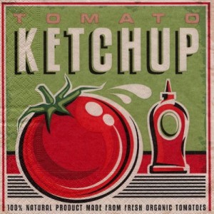 Serwetka do decoupage -ketchup 5904