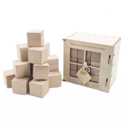 Deku - Klocki edukacyjne drewniane 18 szt. 4x4x4 cm 000099 1.jpg