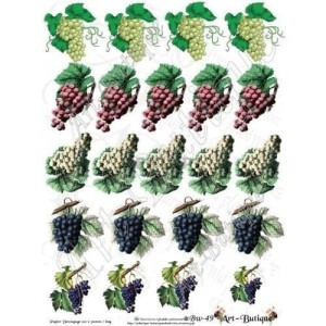 Papier do decoupage 210X305 - Art-Butique Bw-49 3841