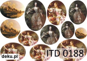 Papier decoupage A4 210x297 - itd 0188m 482