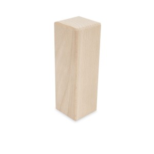 Deku - Klocek drewniany szlifowany i frezowany 4x4x12 cm R3 574069