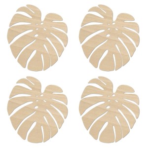 Deku – Podstawka pod kubek 4 szt. – Monstera 11x10 cm 571068
