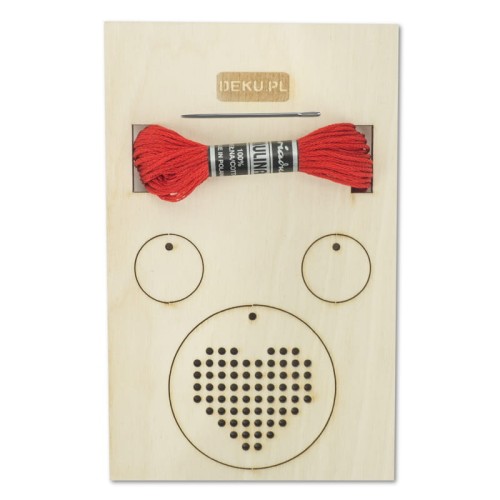 5900168575110  Deku - Zestaw zawieszek do haftowania na drewnie 5 x 5 cm – serce wzór 1.jpg