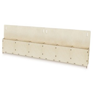 Deku Drewniany stojak na ulotki DLx6 65,5x22,5x12 cm 570252