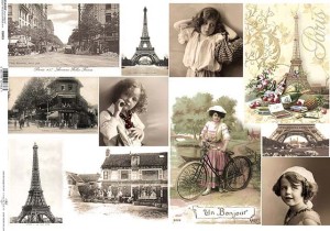 Papier decoupage A4 210x297 - ITD D0453M
