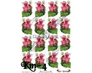 Papier do decoupage 210X305 - Art-Butique Km-4 1886