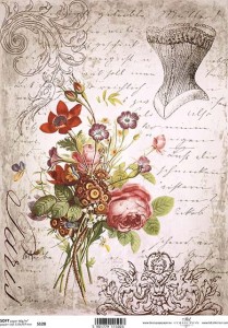 Papier decoupage Soft A4 210x297 - ITD S128