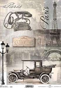 Papier decoupage Soft A4 210x297 - ITD S130