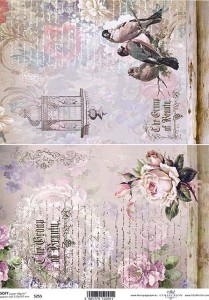 Papier decoupage Soft A4 210x297 - ITD S255