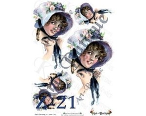 Papier do decoupage 210X305 - Art-Butique Z-21 1804