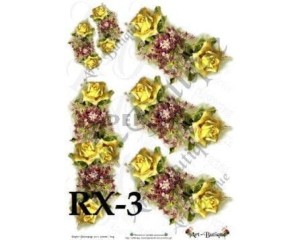 Papier do decoupage 210X305 - Art-Butique Rx-3 1543