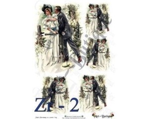 Papier do decoupage 210X305 - Art-Butique Zr-2 1449