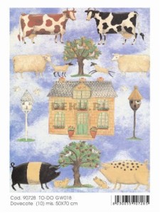 Papier do decoupage B2 50x70 - TO-DO GW 018 1296