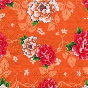 Serwetka do decoupage-azjatyckie róże 6481