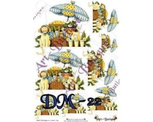 Papier do decoupage 210X305 - Art-Butique Dm-22 1778