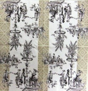 Serwetka do decoupage- Dziewiętnastowieczne zabawy 2 4965