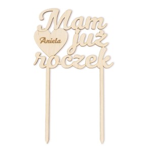 Deku – Topper - Mam już roczek ok. 11,5x20 cm 000088