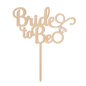 Deku – Topper - Bride to be 18x21 cm 000100
