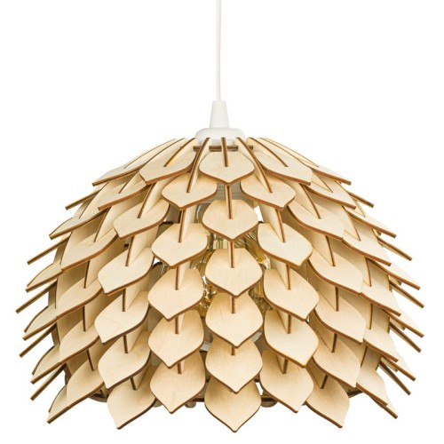 Deku - Aurora Light Lampa wisząca dekoracyjna drewniana Biała oprawka L576285 2.jpg