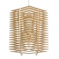 Deku - Erazma Lampa wisząca dekoracyjna drewniana Biała oprawka L576247.jpg