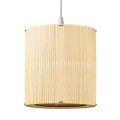Deku -Gaja Lampa wisząca dekoracyjna drewniana Biała oprawka L576124 2.jpg