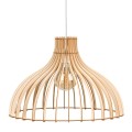 Deku - Olimpia Lampa wisząca dekoracyjna drewniana Biała oprawka L576223 2.jpg