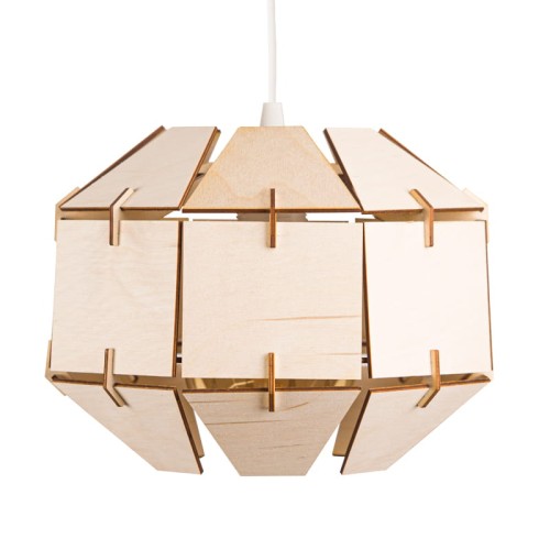 Deku - Carina Lampa wisząca dekoracyjna drewniana Biała oprawka 2.jpg