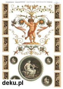 Papier ryżowy A4 210x297 -  decoupage itd R026 640