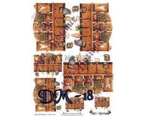 Papier do decoupage 210X305 - Art-Butique Dm-18 1774